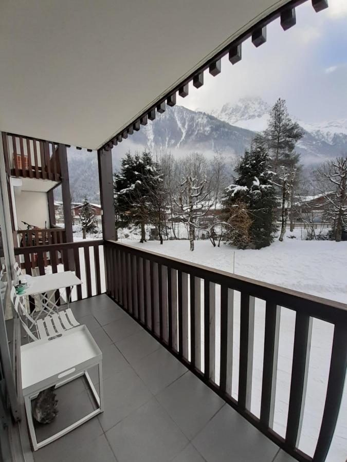 Studio Quartier Calme Centre Ville Vue Mont Blanc シャモニー エクステリア 写真